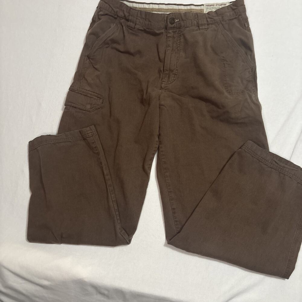 Columbia Vertex Mens Outdoor Pants, Size 38 x 32Brown Multiple Pockets